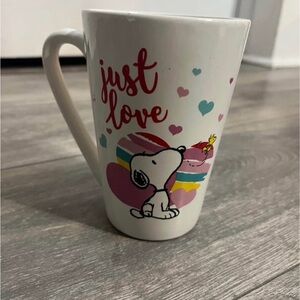 Snoopy 'Just Love' White Mug